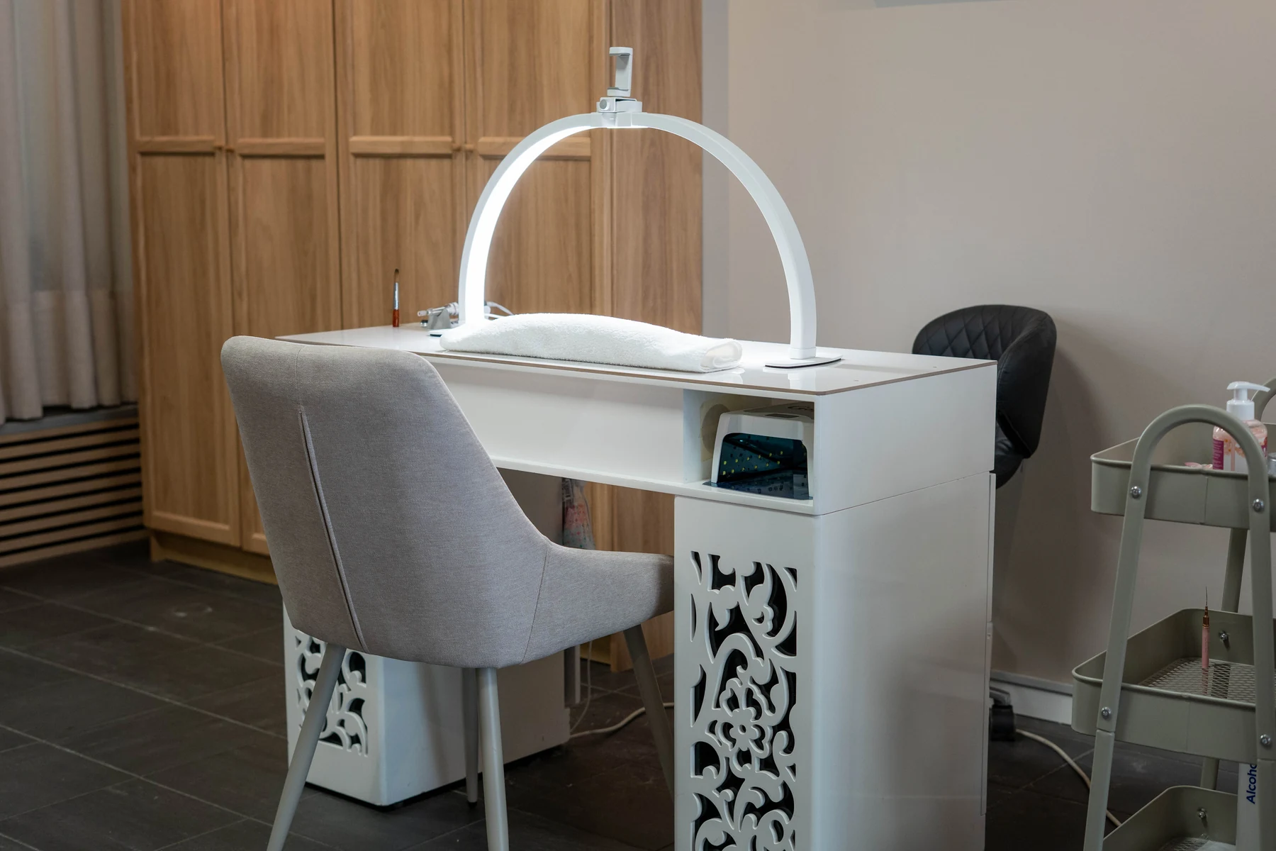 Entré och miljö hos Aura Nails i Göteborg